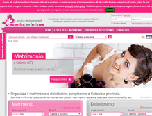Tablet Screenshot of eventoperfetto.com